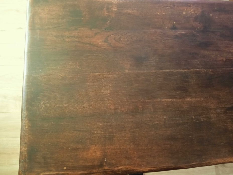 Drewniany solidny stół antyk