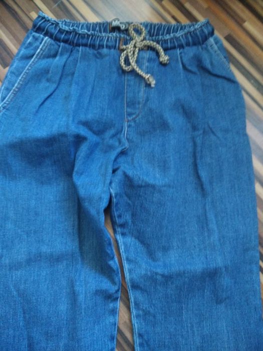 Suoer wiazane jeansy L/XL