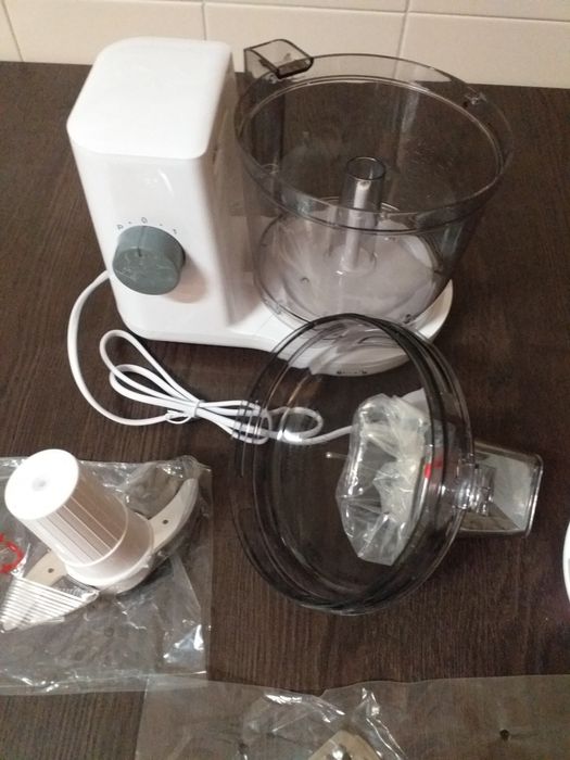 NOVO À ESTREIA Robot de cozinha,250 W,processador de alimentos,pica,corta,rala,em mão,veja zonas
