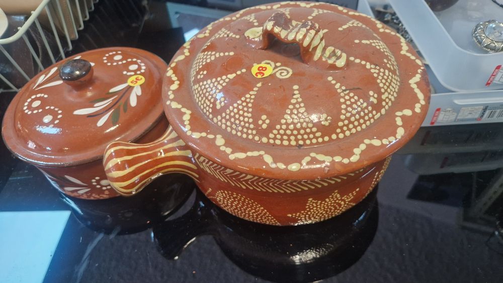 Púcara de barro para cozinha