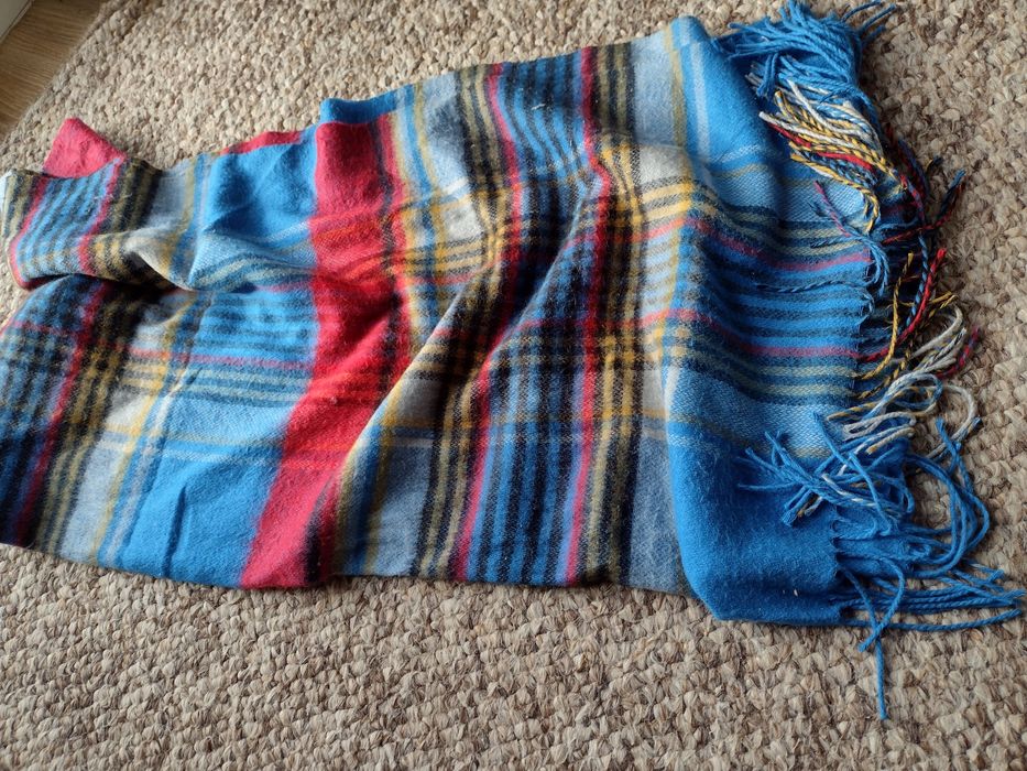 Szal Zara  kolorowy w kratę