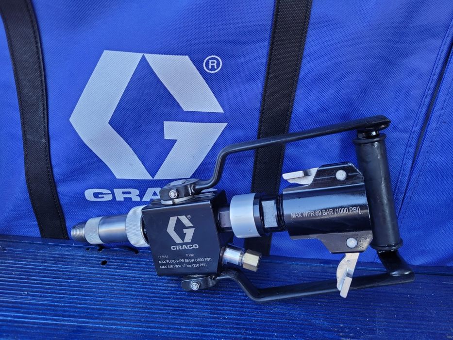 Graco t-max lanca pistolet wymienione wszystkie uszczelki
