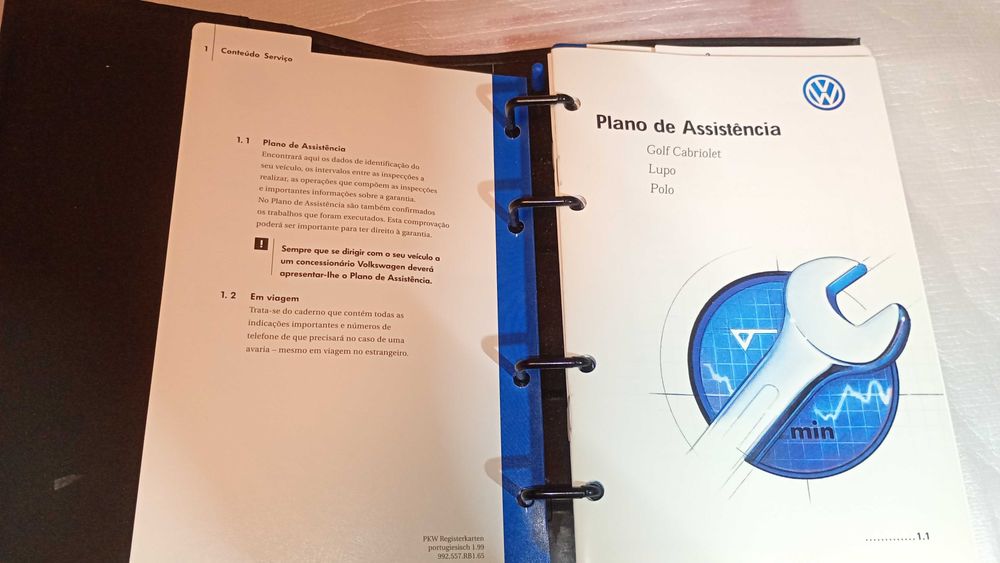 Plano de assistência VW, rigorosamente novo por estrear