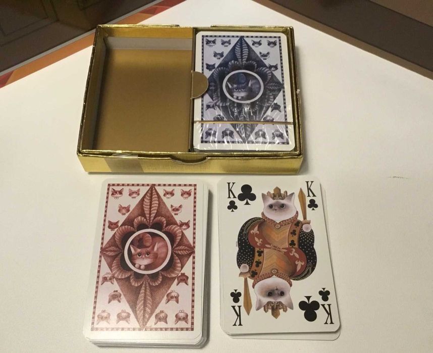 Игральные карты Итальянские кошечки австрийской фабрики Piatnik 2x55