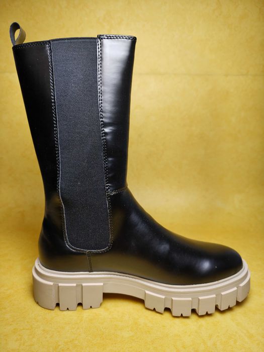 Botki Chelsea / Sztyblety na platformie.