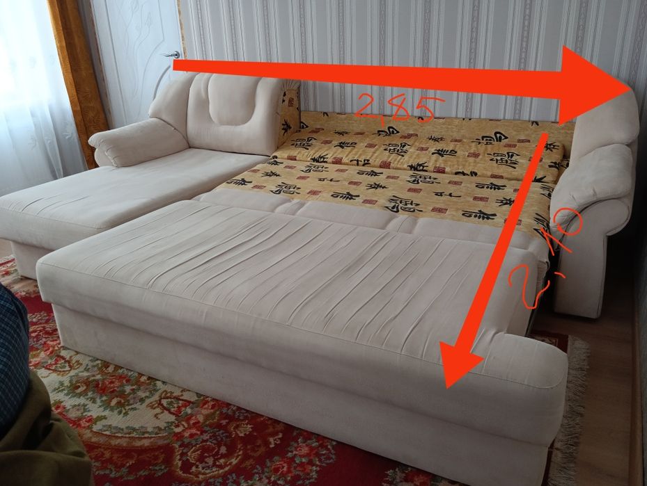 Диван кутовий розкладний