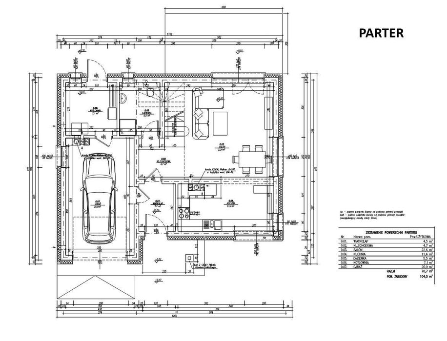 Działka budowlana Zduny 1044m2 z fundamentem domu