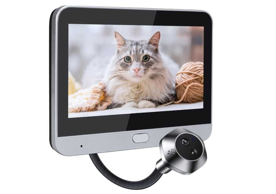 Wizjer do drzwi z kamerą i monitorem kamera 1080p 4,3"  NR.1012