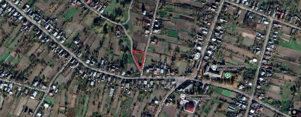 Продається земельна ділянка під забудову. 15 соток с. Давидківці