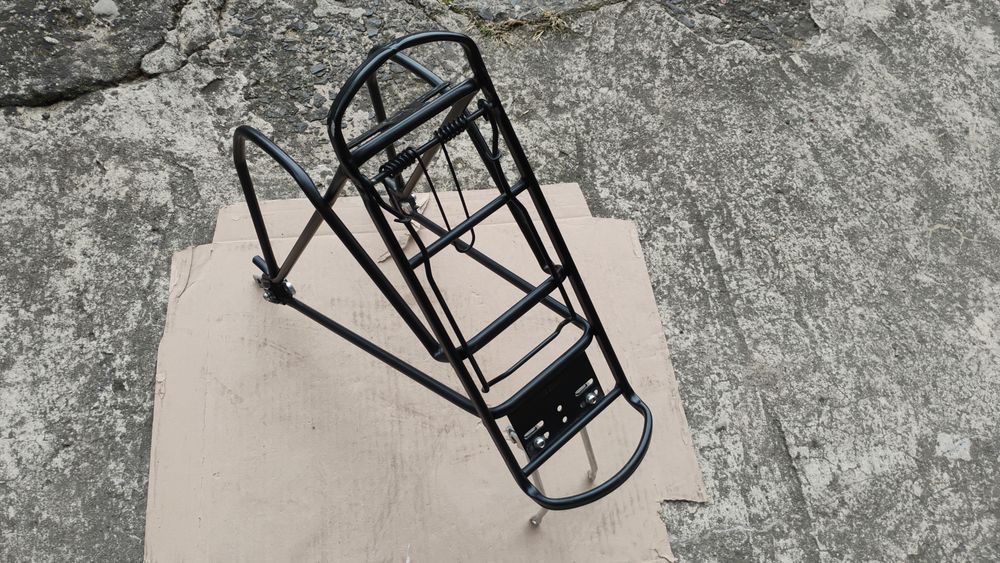 Świetny bagażnik rowerowy, aluminium, do 25 kg