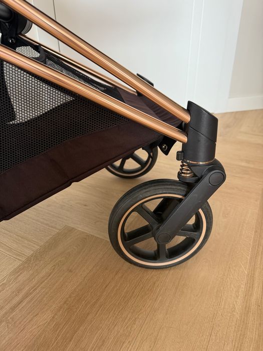 Cybex Priam 2.0 gold rose - spacerówka i gondola