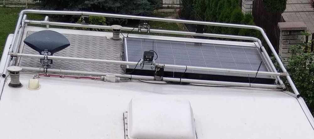 Bagażnik dachowy do kampera z drabinką