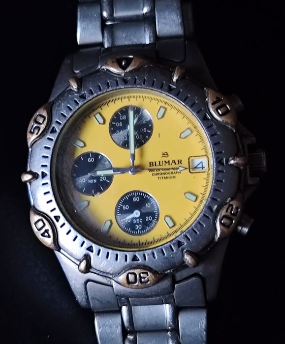 Relógio Blumar Chronograph Titanium,entrego em mão Lisboa ou envio CTT