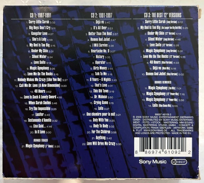 Blue System The Very Best Of Magic Symphonies 3CD Box używana lider Modern Talking