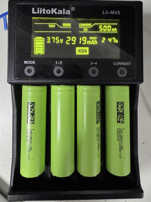 НОВІ акумулятори Li-Ion Dmegc 29e 18650 2900 mah струм 8A