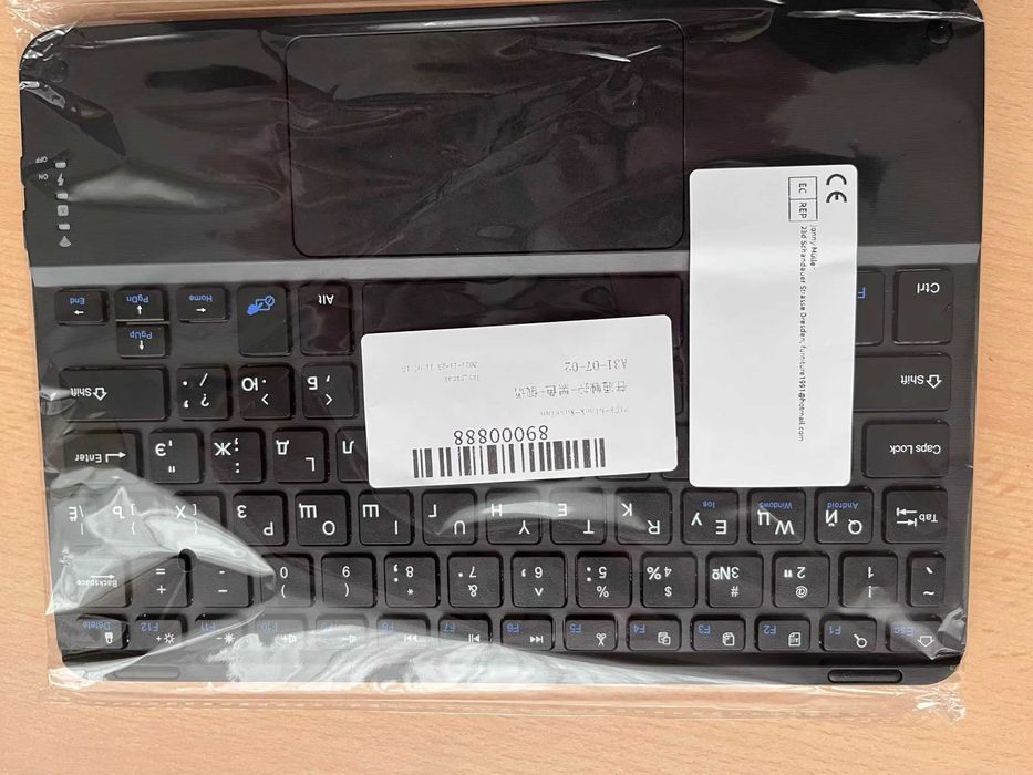 Беспроводная Bluetooth клавиатура с тачпадом для Android iOS Windows