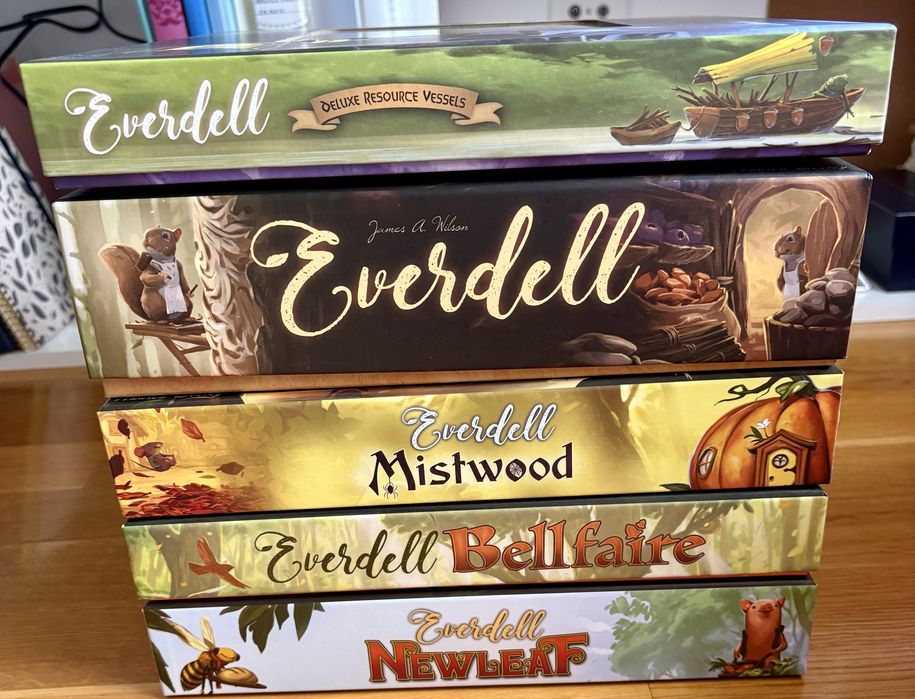 Everdell mais extensoes e adicionais