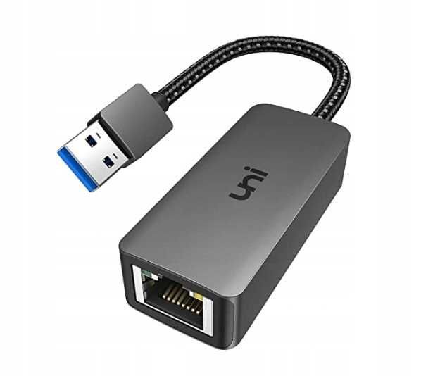 UNI karta sieciowa USB 3.0 RJ45 Gigabit Ethernet Adapter do PC laptop