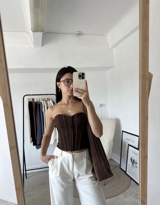 Корсет жіночий шоколадний