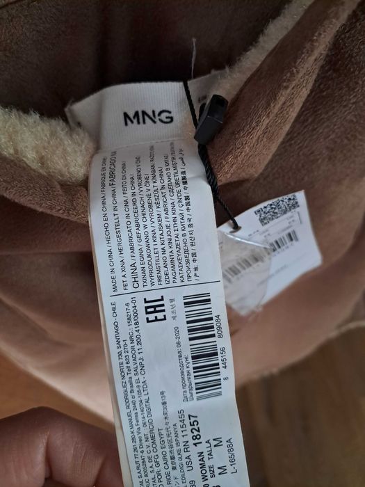 Dwustronny kożuch Mango