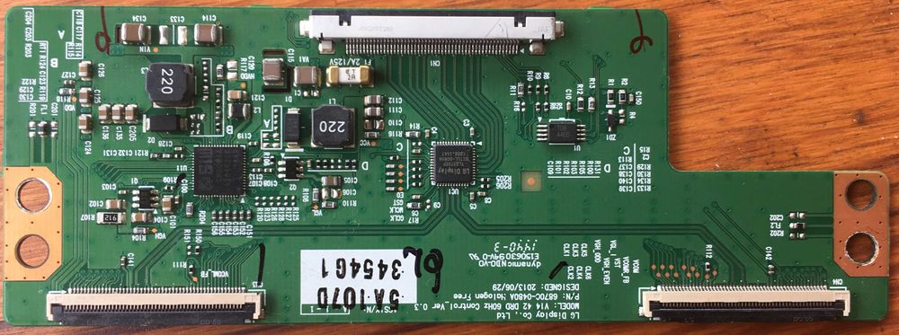 T-Con 6870C-0480A,  LC470EUN-SFF1,  CV068TCON V1.2