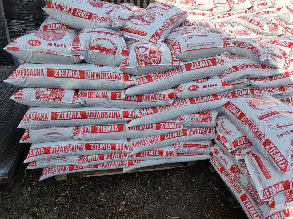 Ziemia ogrodowa uniwersalna 60l kora sosnowa torf kwaśny