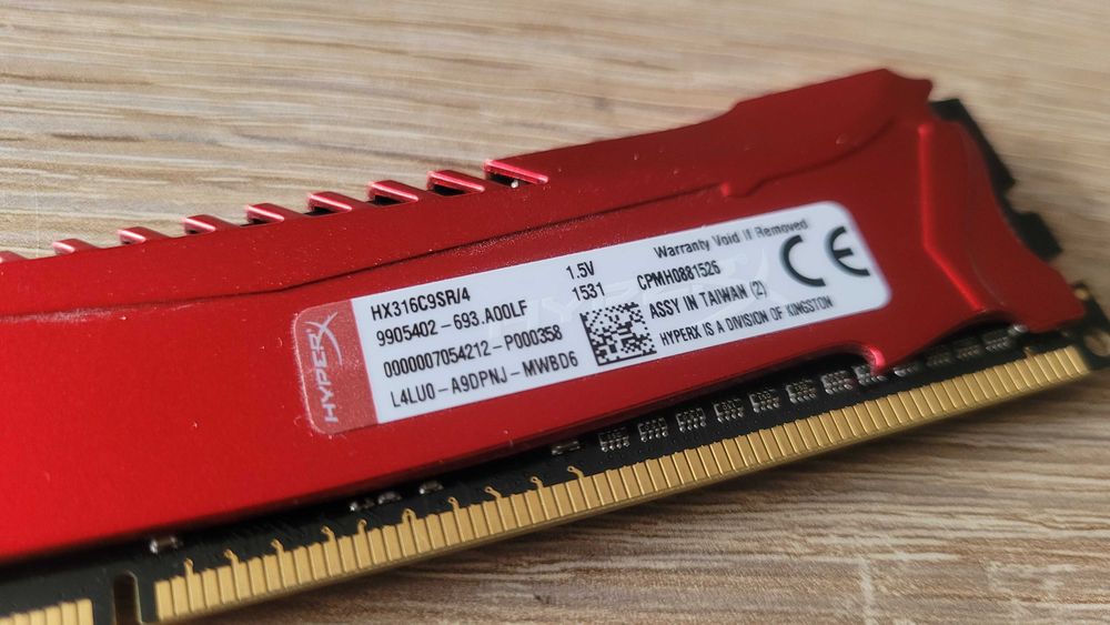 Pamięć RAM Kingston HyperX 4GB 1600MHz DDR3 Savage CL9 HX316C9SR/4