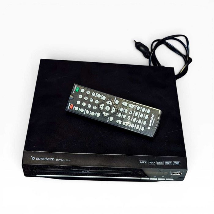 Leitor DVD Sunstech DVPMH225 com HDMI, USB, Comando e Manual