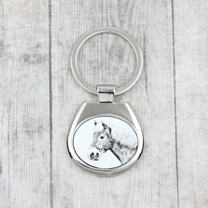 Haflinger Fohlen brelok ze zdjęciem konia Art-Dog