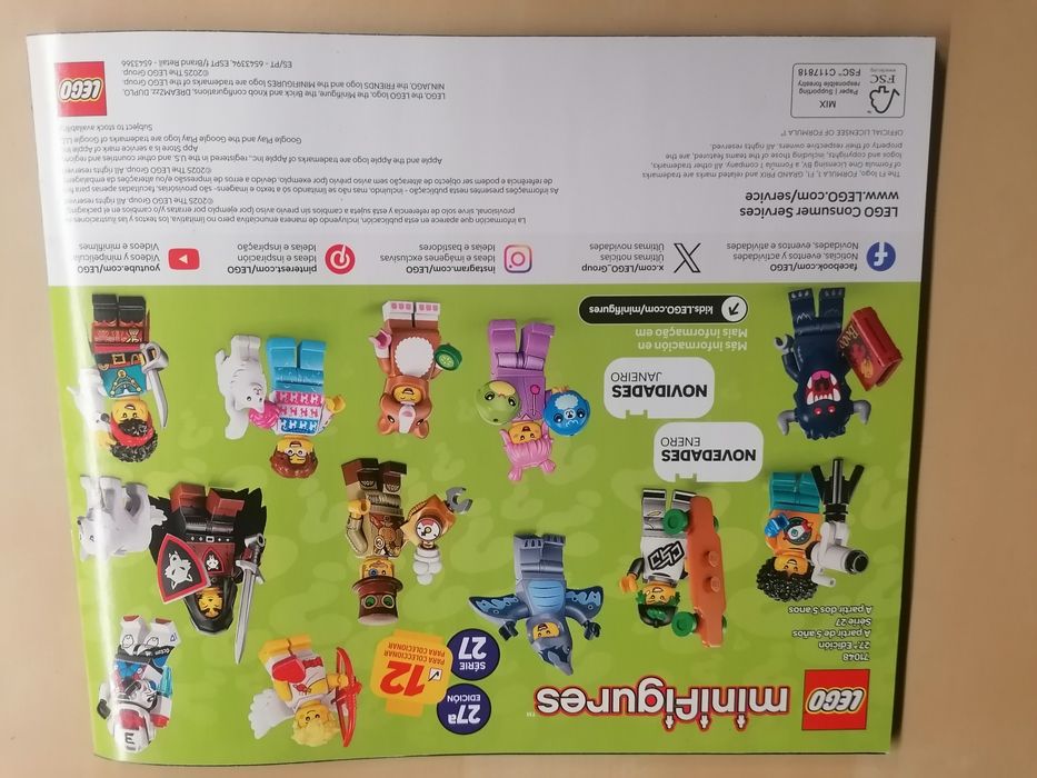 Catálogo da Lego de Janeiro a Junho 2025