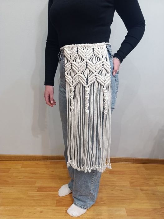 Пояс макраме, припинда