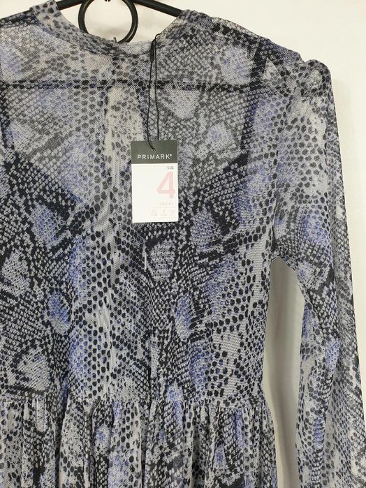 Sukienka mgiełka zwiewna Primark 32 XXS nowa