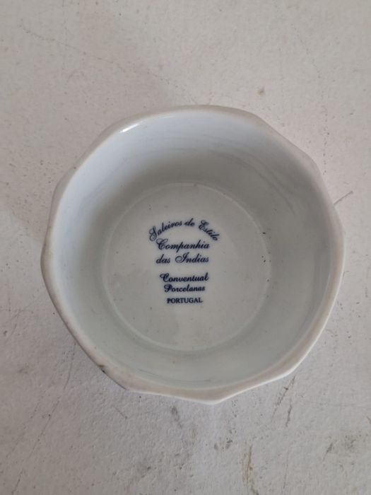 Saleiro Conventual Porcelanas Companhia das Índias 8cm Esfera Armila