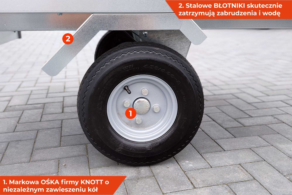 Przyczepa Neptun N5-145 City GN052 mała przyczepka quada gastronomii