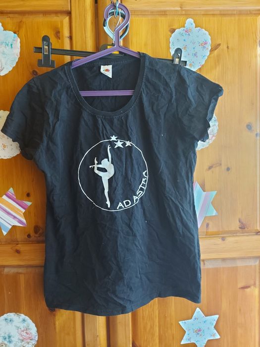 T-shirt damski czarny rozmiar M