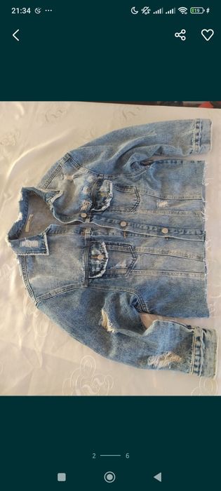 Kurtka katana jeansowa M-L denim