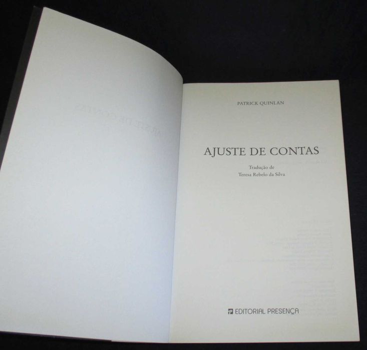 Livro Ajuste de Contas Patrick Quinlan