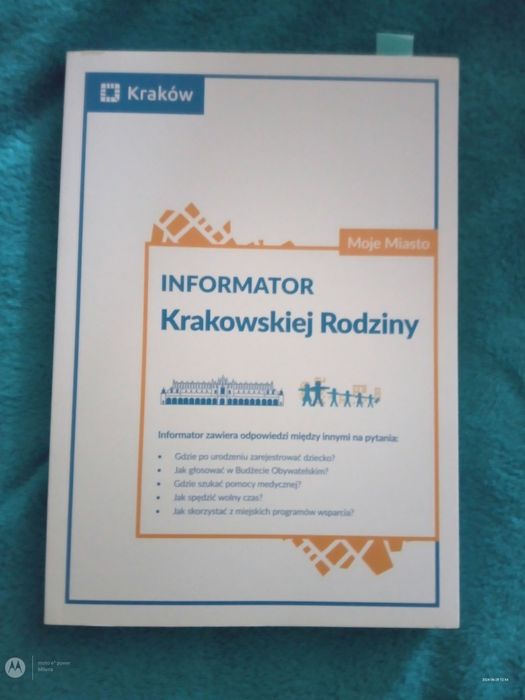 Sprzedam informator krak. rodziny i maskotki i kartki dot. Krakowa