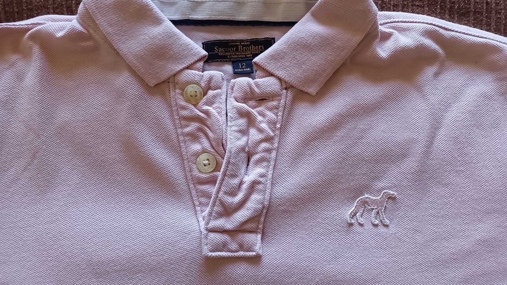 Polo de rapaz em rosa da Sacoor