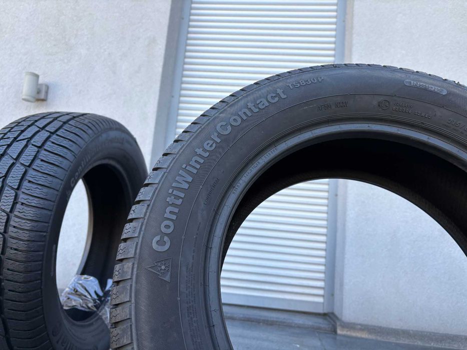 2szt zimowe 215/60R16 Continental 8,2-7,1mm 2020r świetny stan! Z120