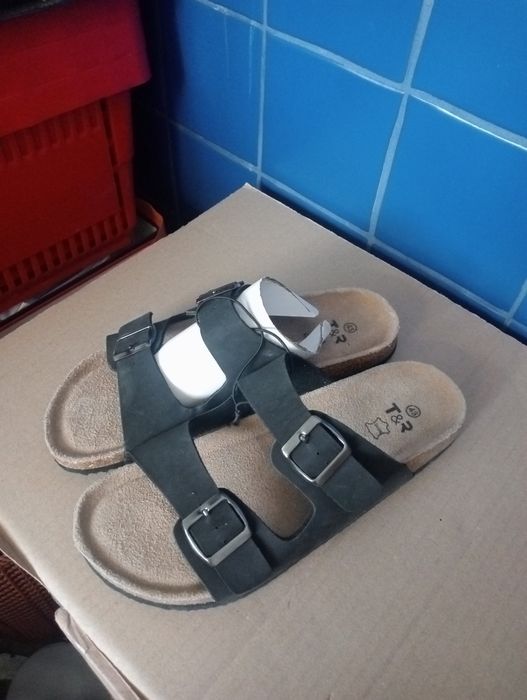 Sandały buty męskie czarne 43 nowe