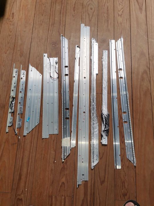 Réguas (barras) de leds  de tvs com tela partida mas funcionais