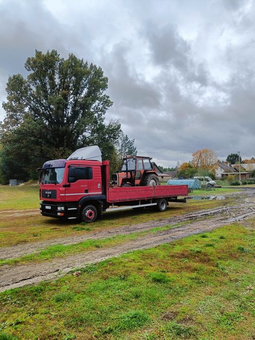 Usługi transportowe. Pomoc drogowa, najazdy, wciągarka 12 ton.