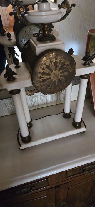 Relogio de marmore stilo louis 16