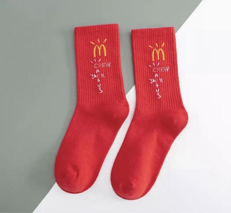 Meias travis scott, cactus jack