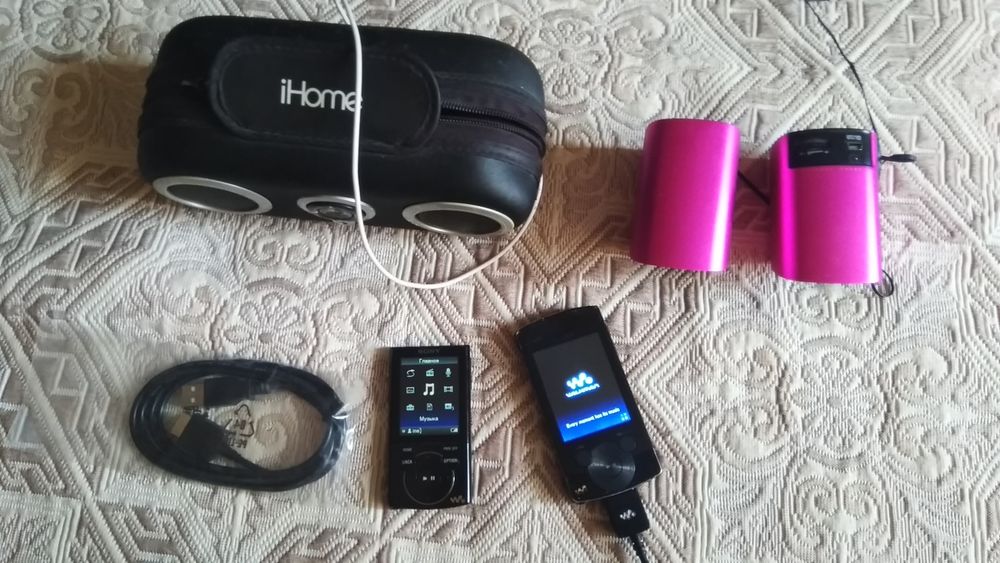 Плеер Sony nwz  E445 16гб, колонки активные