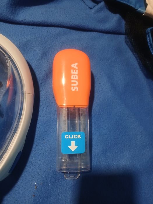 Vendo máscara de mergulho
