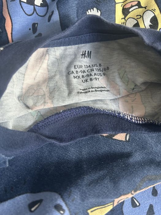 Komplet h&m 134, koszulka i spodenki