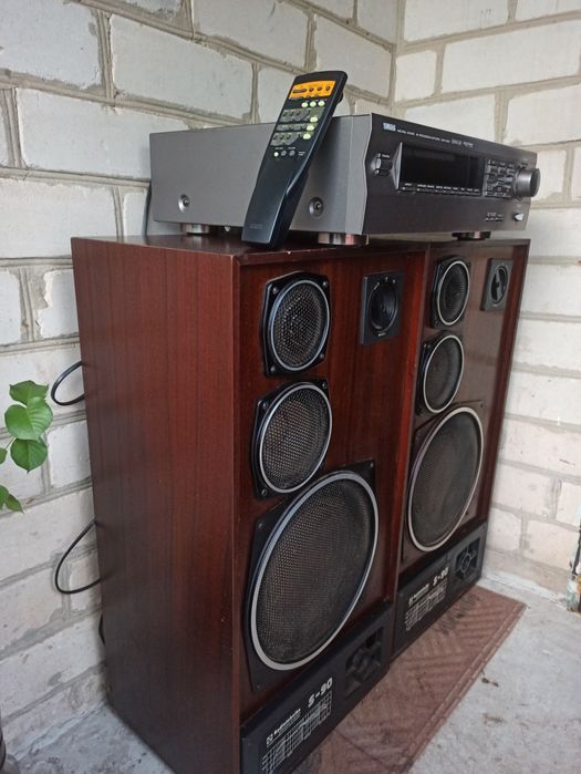 Колонки S-90. Усилитель Ямаха