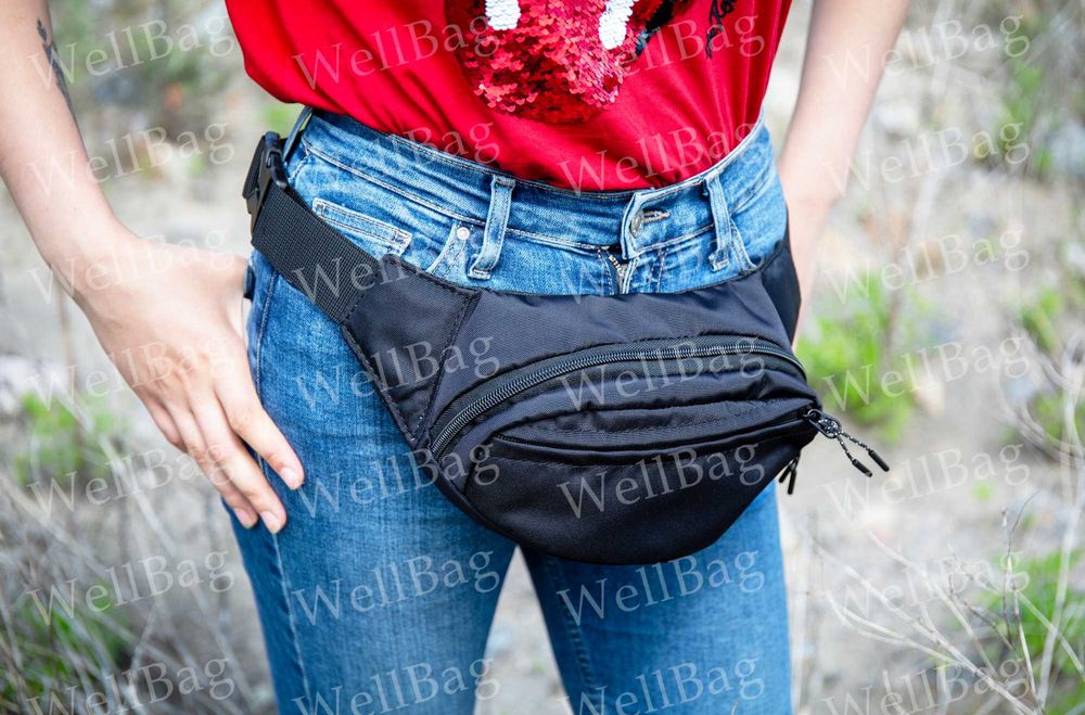 Бананка унисекс, поясная сумка, барсетка, мужская сумка
